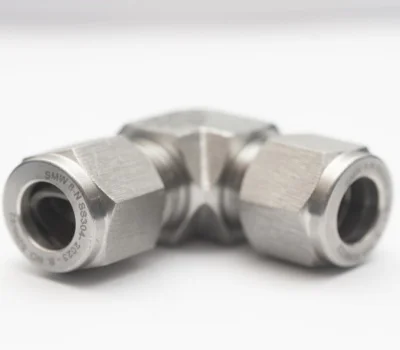 equal or union elbow double ferrrule tube fittings